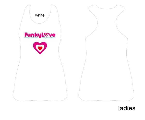 Official FunkyLove - Ladies Racerback B&C Vest Top (Choice of Colours)
