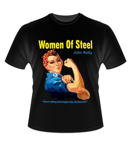 Women of Steel Unisex T-Shirt (Black) Gildan (GD001)