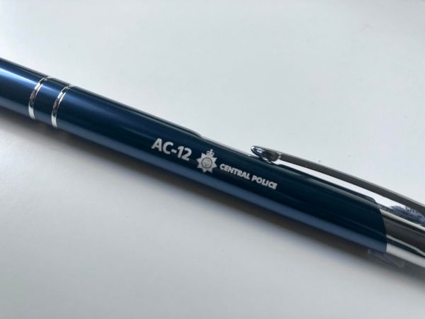 Limited Edition Laser Engraved - AC12 Line of Duty Inspired (AC-12 Central Police) Pen