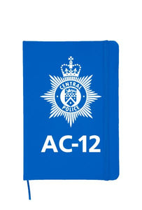 SPECIAL EDITION - LINE OF DUTY INSPIRED "AC-12" Printed NoteBook (Blue)