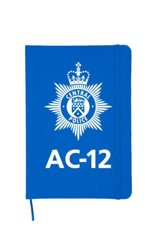 SPECIAL EDITION - LINE OF DUTY INSPIRED "AC-12" Printed NoteBook (Blue)