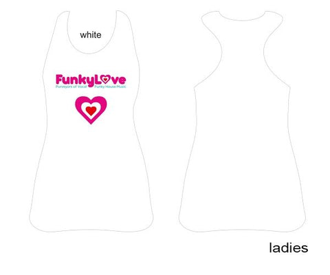 Official FunkyLove - Ladies Racerback B&C Vest Top (Choice of Colours)