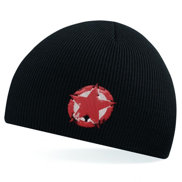 Lean and Mean "STAR" Original Pull-On Beanie (Black) Beechfield (BC044) (Bootcamp and/or Fitness)