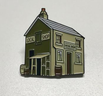 Local Shop Limited Edition 'Enamel Filled' Die Cast Metal Badge - League of Gentlemen Style Pin Badge
