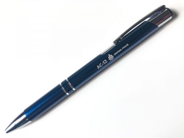 Limited Edition Laser Engraved - AC12 Line of Duty Inspired (AC-12 Central Police) Pen
