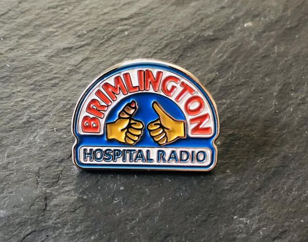 Official Ivan Brackenbury - "Brimlington Hospital Radio" Limited Edition 'Enamel Filled' Die Cast Metal Pin Badge