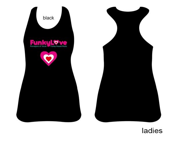 Official FunkyLove - Ladies Racerback B&C Vest Top (Choice of Colours)