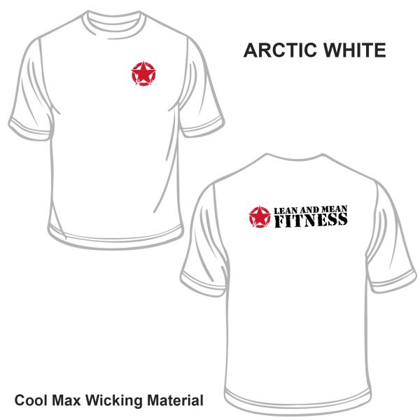 Lean and Mean Fitness Cool-Max Wicking T-Shirt (Choice of Colours) AWDis (JC001)