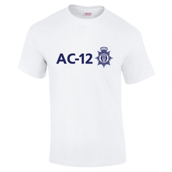 SPECIAL EDITION - Line of Duty inspired "AC-12" - Unisex or Ladies Fit Premium Gildan T-Shirt