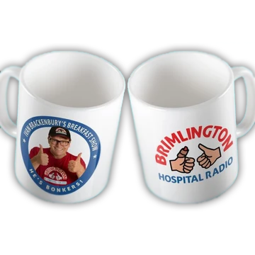 OFFICIAL IVAN BRACKENBURY - BRIMLINGTON HOSPITAL RADIO - Printed Mug