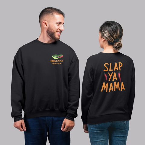 Jax Snax Contrast Sweatshirt (Black - No Hood)